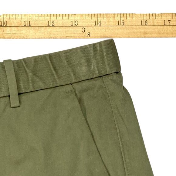 Everlane Uniform Utility Shorts Sz S Olive Green Elastic Waist Stretchy Summer - Picture 7 of 14